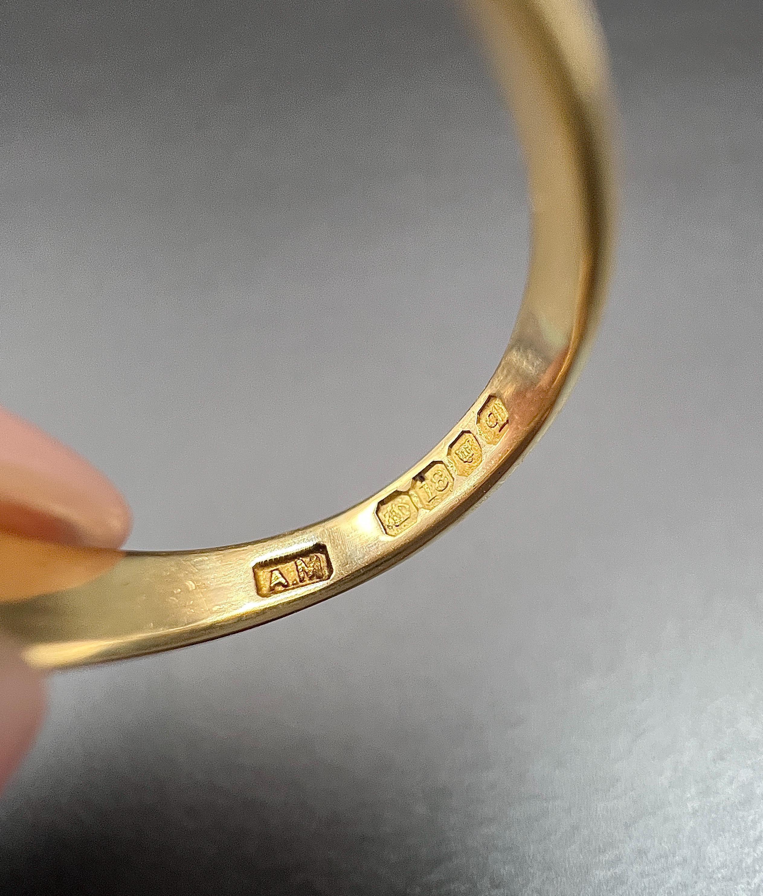 18 Karat Gold, ADORE Amethyst, Diamant, Opal, Rubin & Smaragd Ring gestempelt 1911 im Zustand „Gut“ im Angebot in Brighton, GB