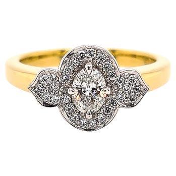 For Sale:  18ct Gold and Diamond Engagement Ring "Scarlett"