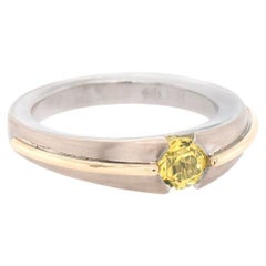 Verlobungsring „Astra“ aus 18 Karat Gold und Saphir