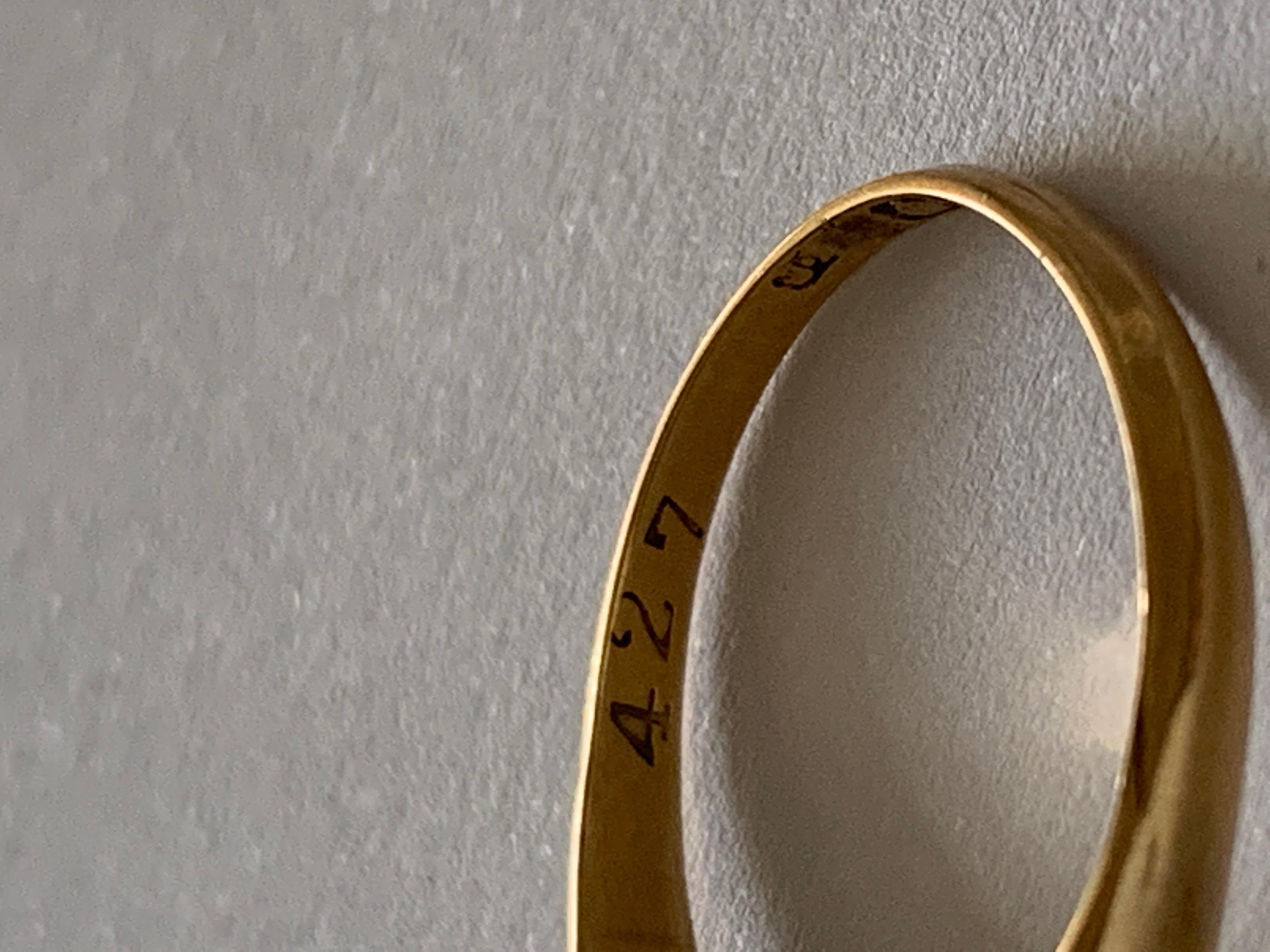 18ct Gold Antique 0.33 Carat diamond Ring For Sale 2