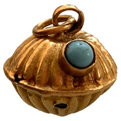 18ct Gold Antique Egyptian Lantern Shaped Pendant