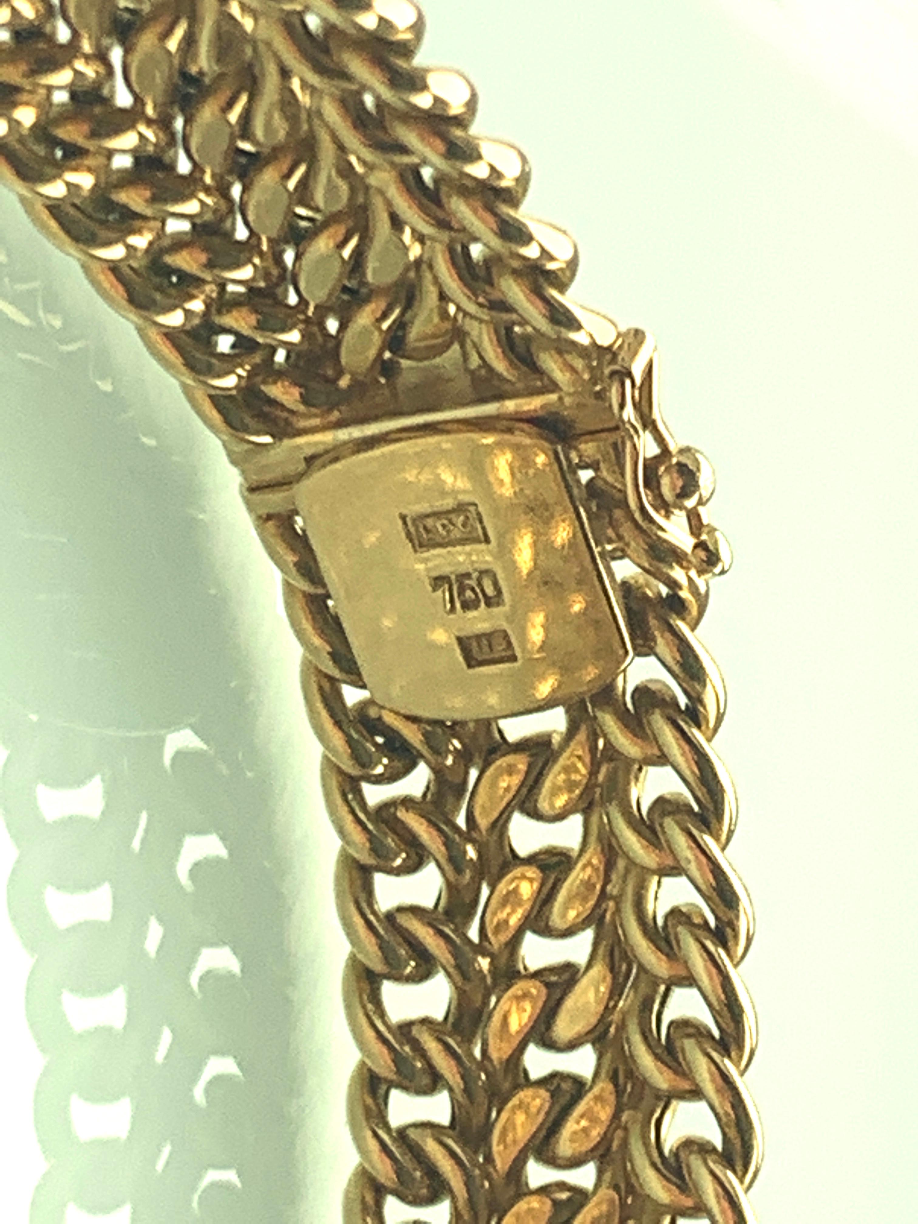 ladies 18ct gold bracelets