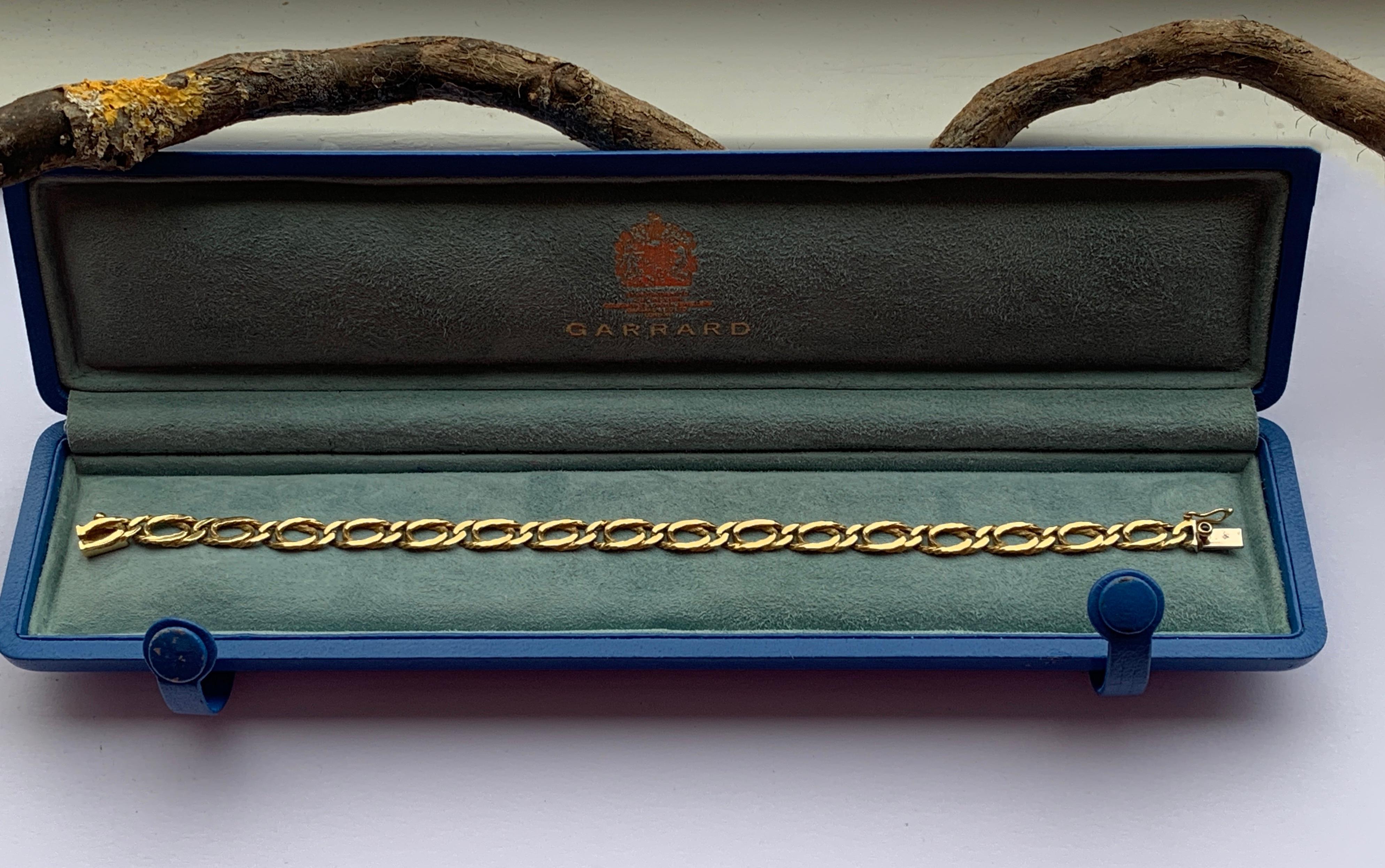 Bracelet Caplain Paris en or 18ct en vente 13