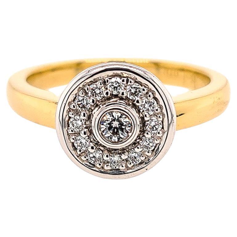 18ct Gold & Diamond Engagement Ring "Aurora"