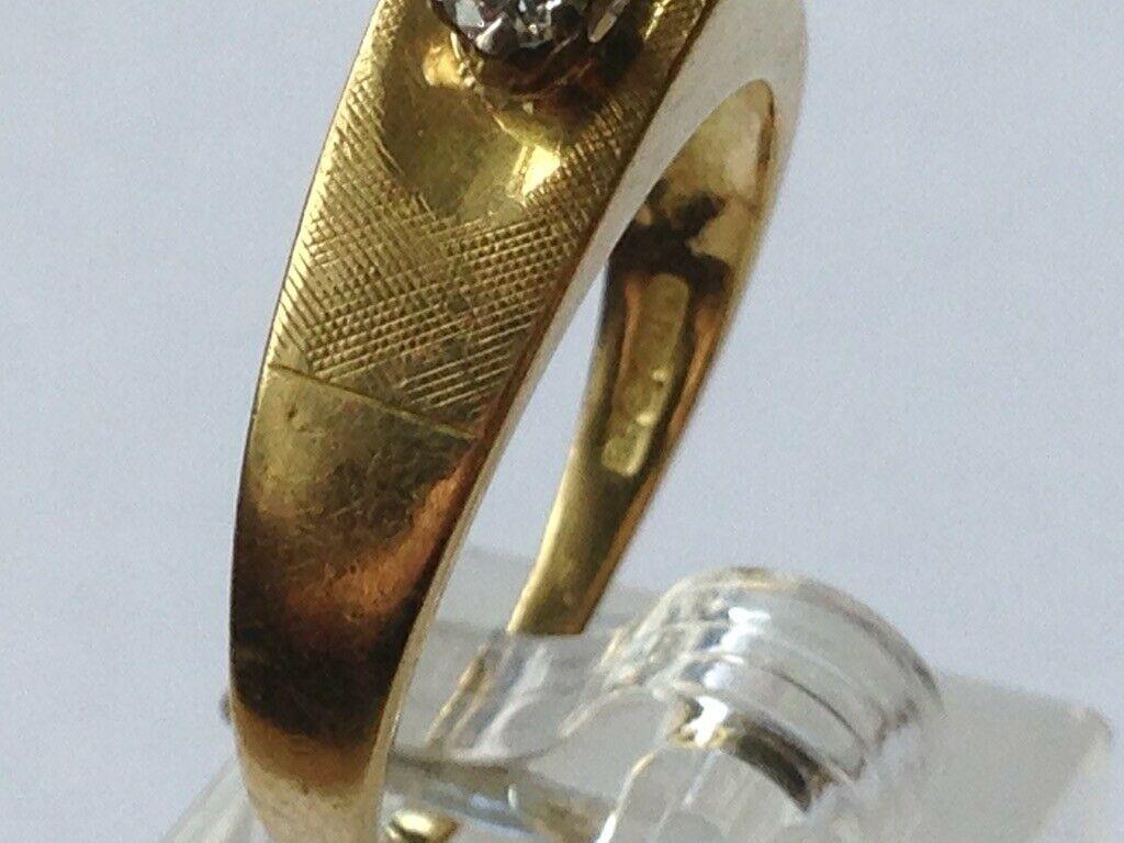 Artisan 18ct Gold Diamond Ring For Sale