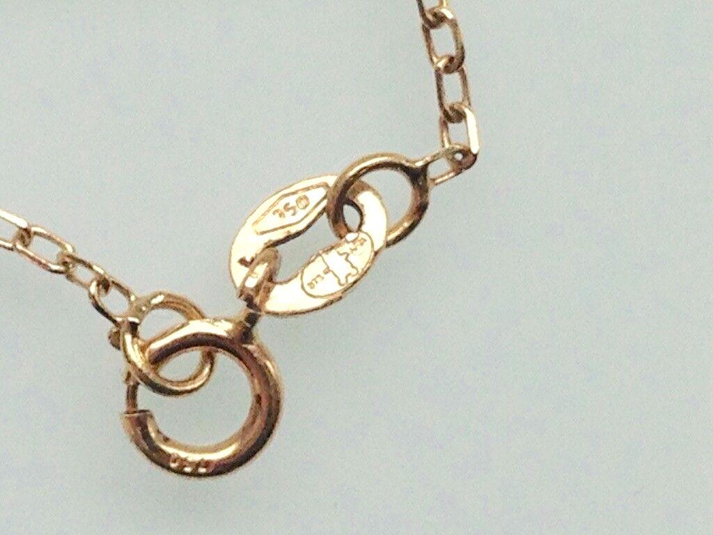 18ct Gold Fine Italian Designer Necklace For Sale 1