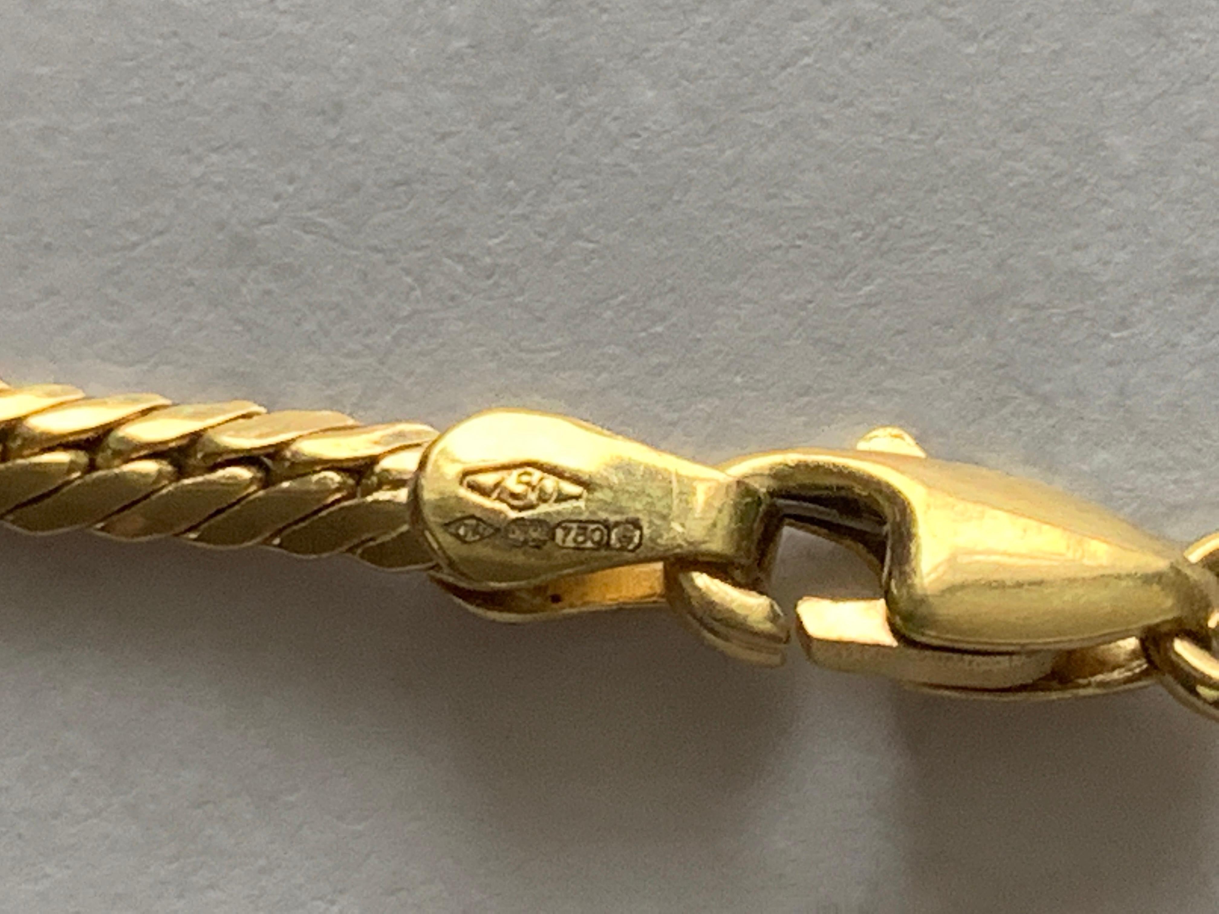 Gold Halskette 18ct 750 Gold 1