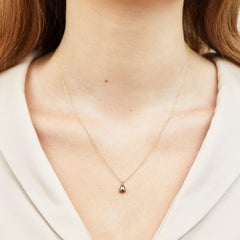 18ct Gold Geometric Triangular Diamond Necklace