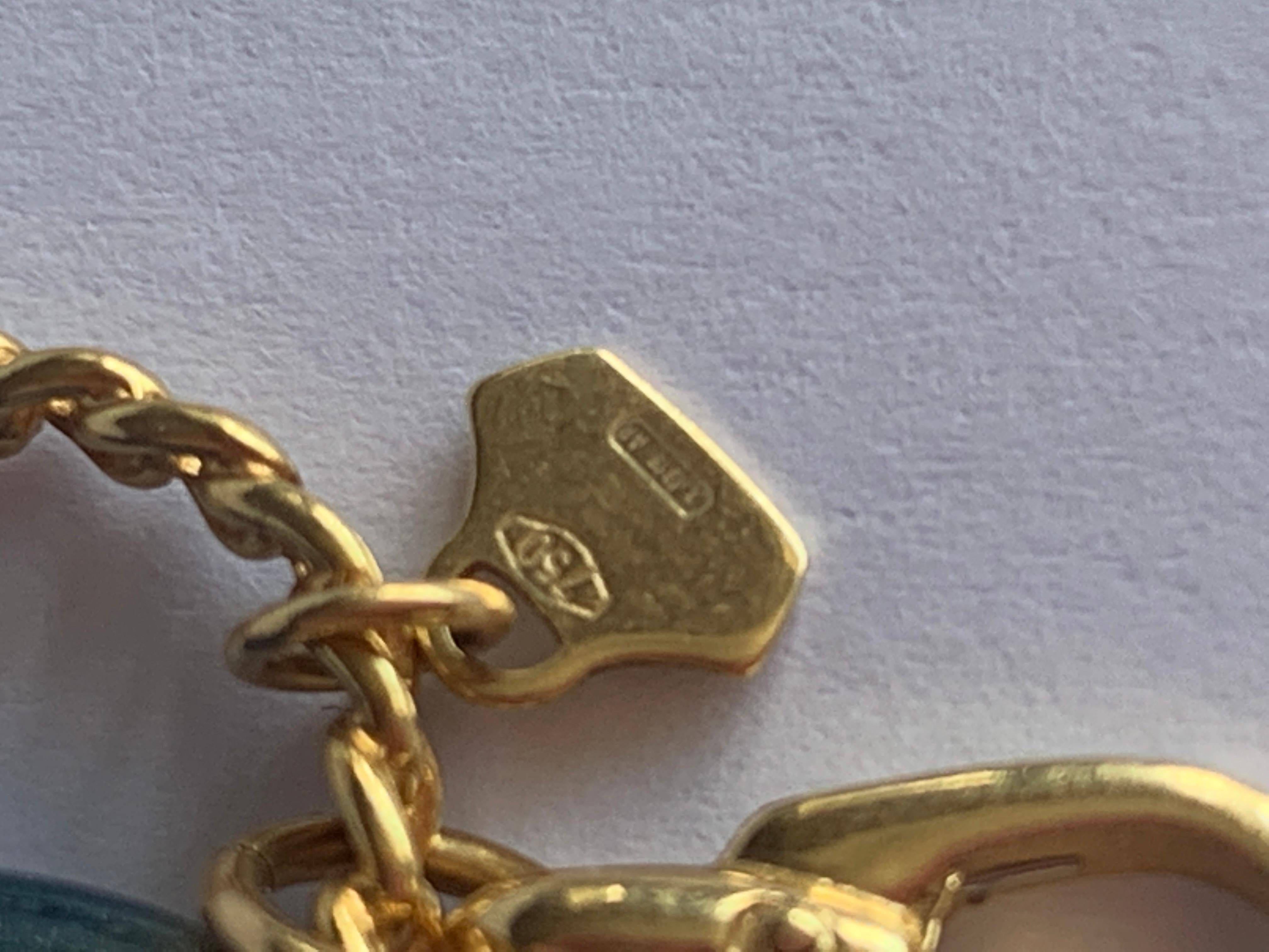18ct Gold Handbag Charm by Rosato In Good Condition For Sale In London, GB