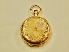 18ct Gold Hunter Watch " American Watch Company " Waltham Mass USA c.1880