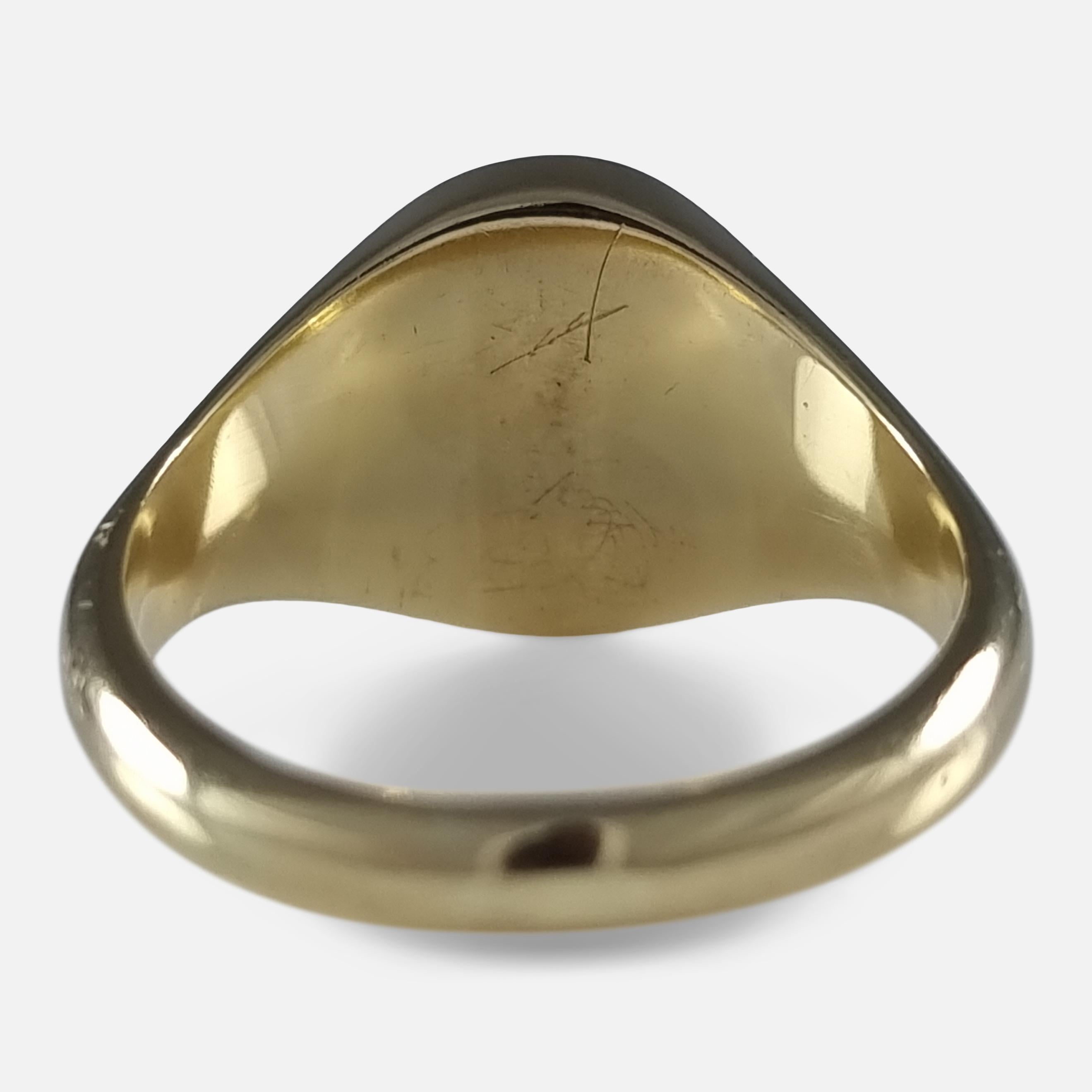 18ct Gold Intaglio Signet Ring, 1993 1