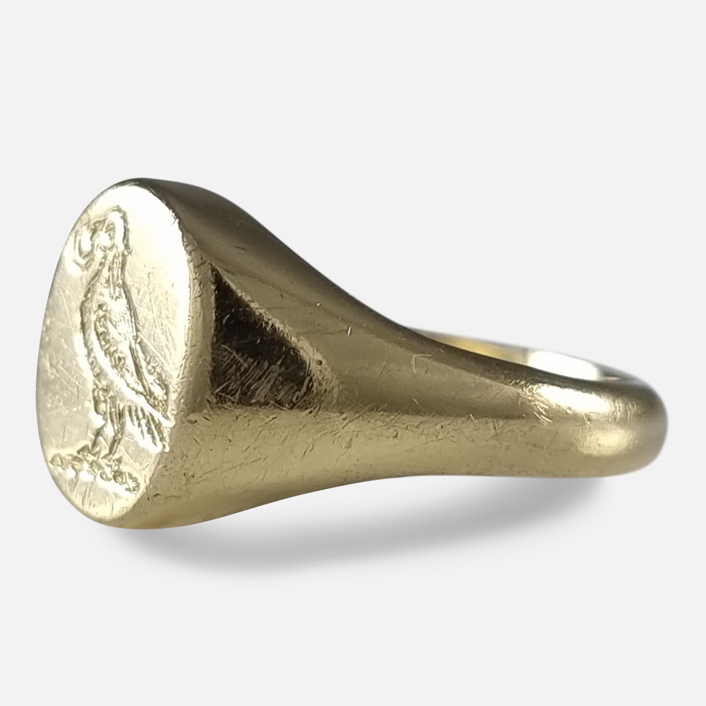 18ct Gold Intaglio Signet Ring, 1993 4