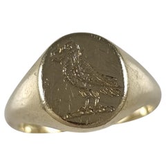 18ct Gold Intaglio Signet Ring, 1993