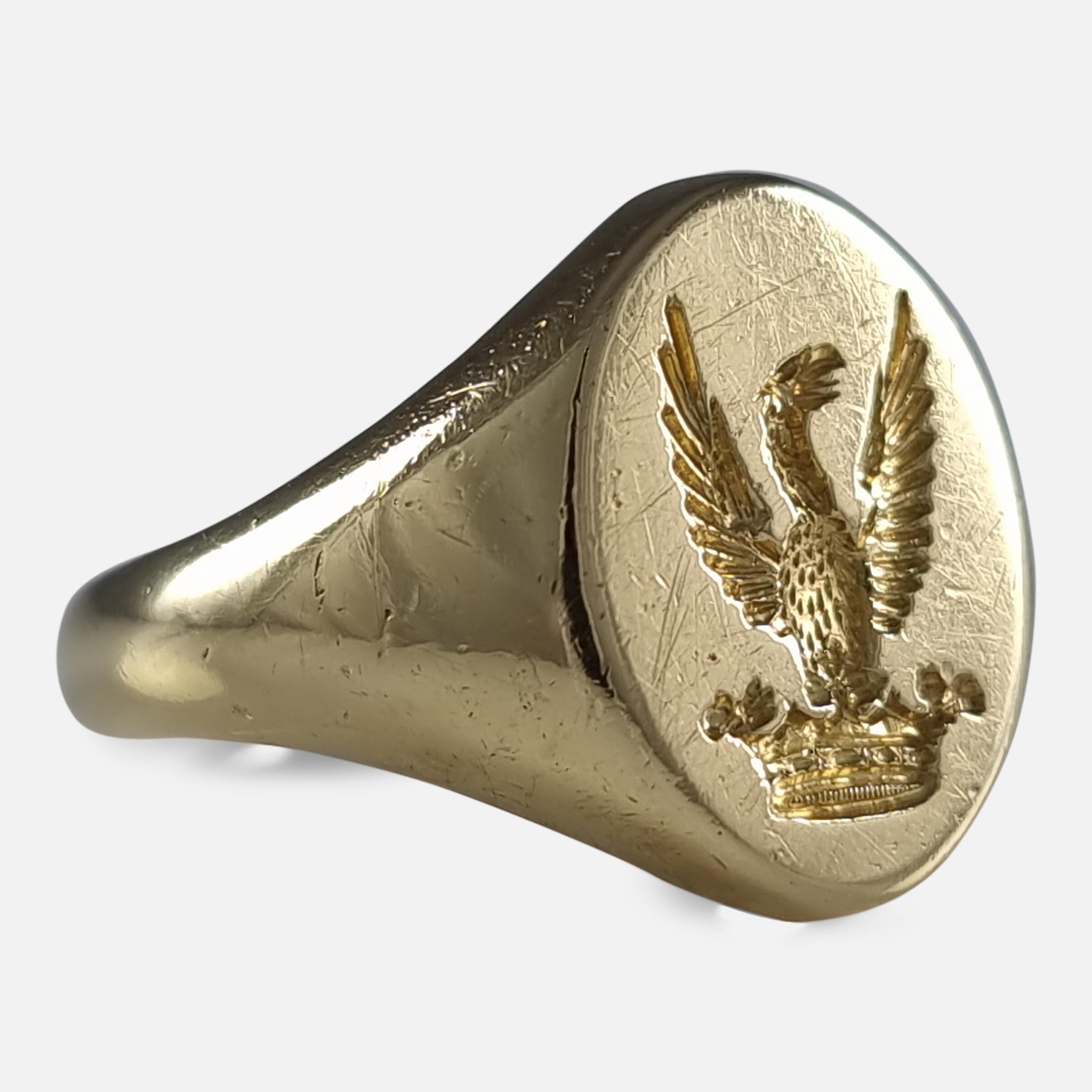 gold son ring
