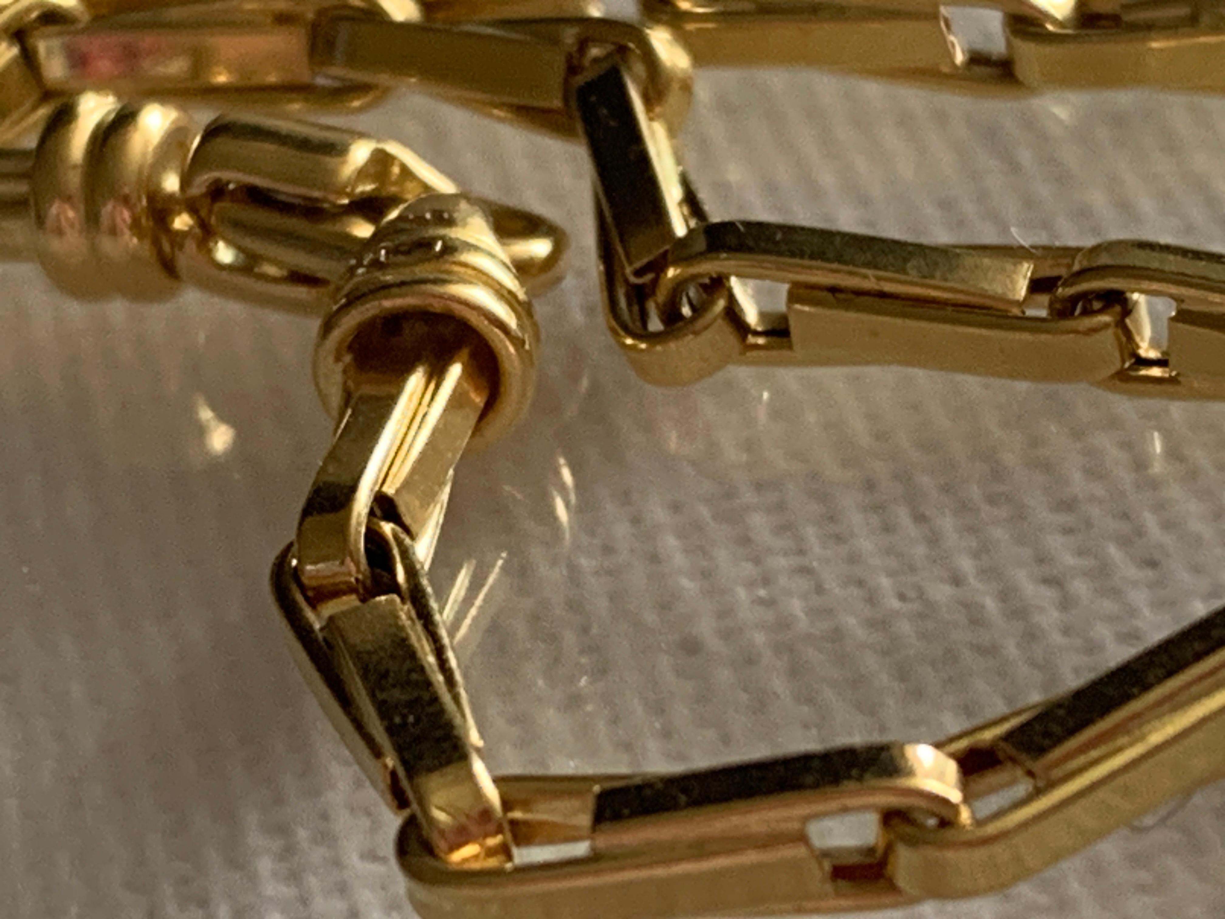 18ct Gold Large Barleycorn link 24