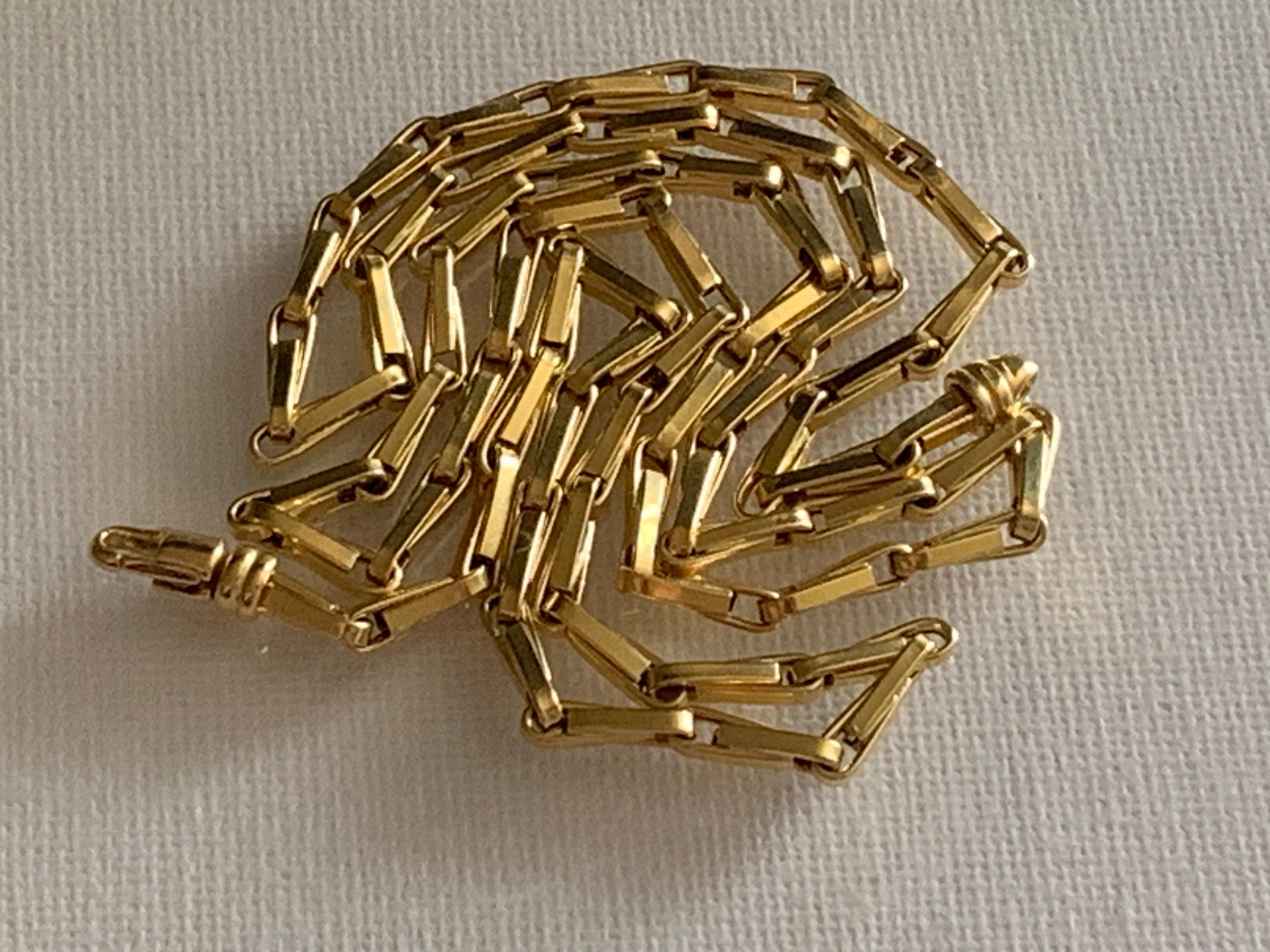 18ct Gold Large Barleycorn link 24