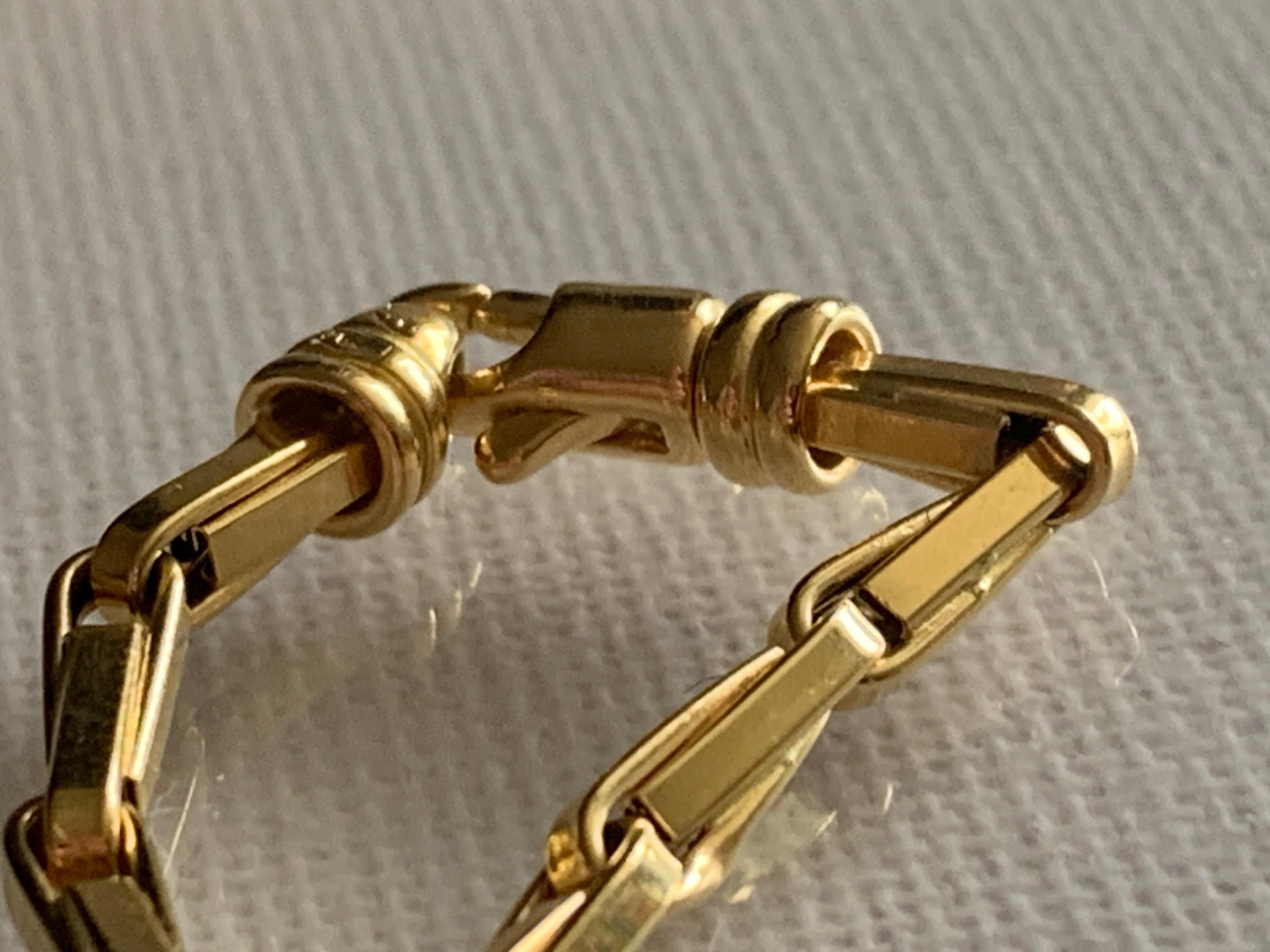 18ct Gold Large Barleycorn link 24
