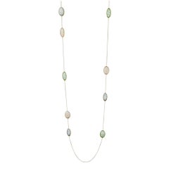Collar de Tormentilla y Flores Campestres de Plata de Ley Chapada en Oro de 18 Quilates