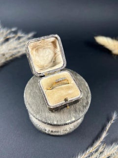 18ct Gold & Platinum Edwardian 5 Stone Diamond Engagement Anniversary Ring