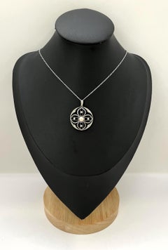 18ct Gold & Platinum Edwardian, Diamond, Pearl Openwork Pendant, Circa 1910