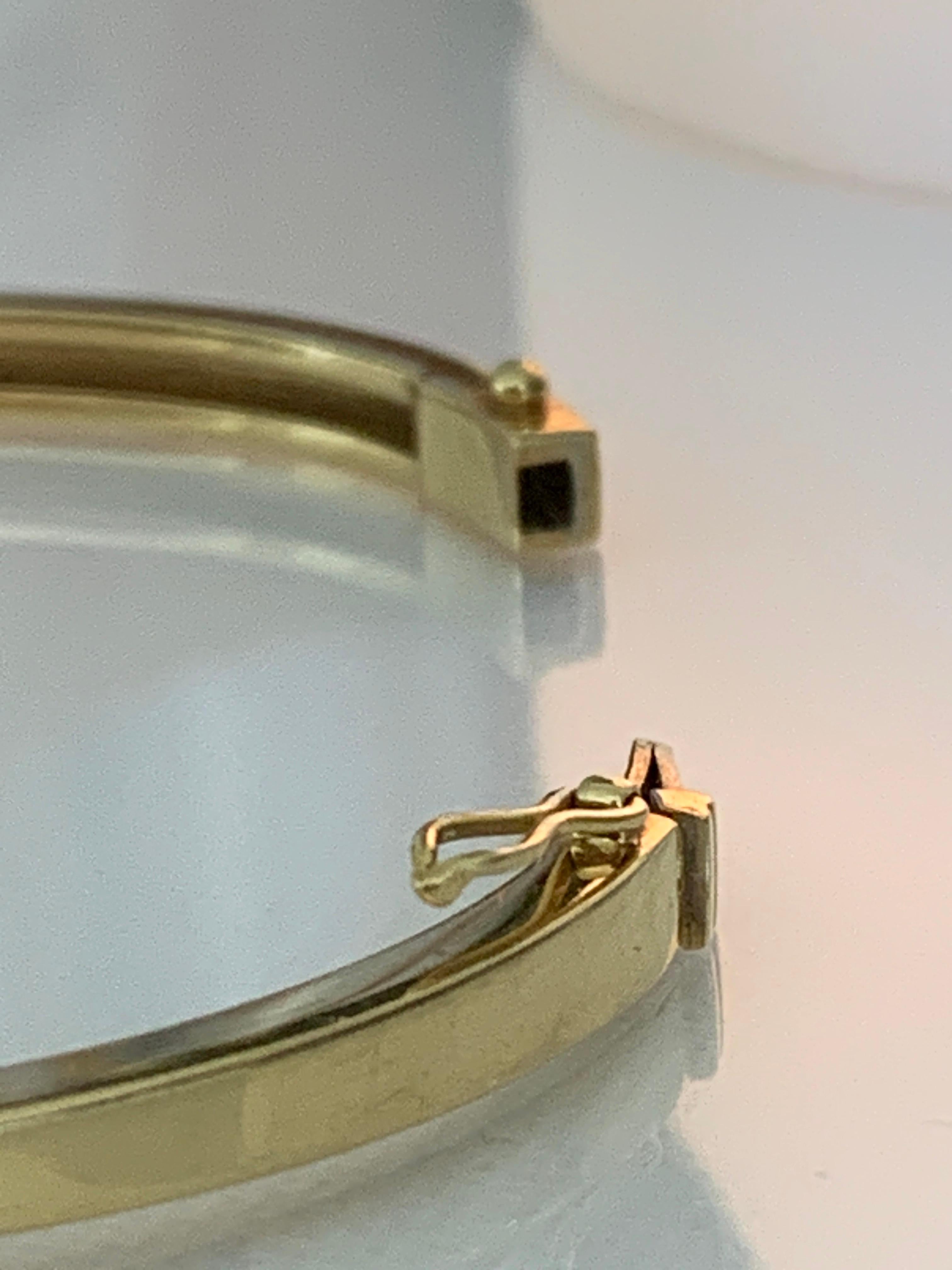 Bangle in oro 18ct Princess con diamanti da 0,25 carati. in vendita 9
