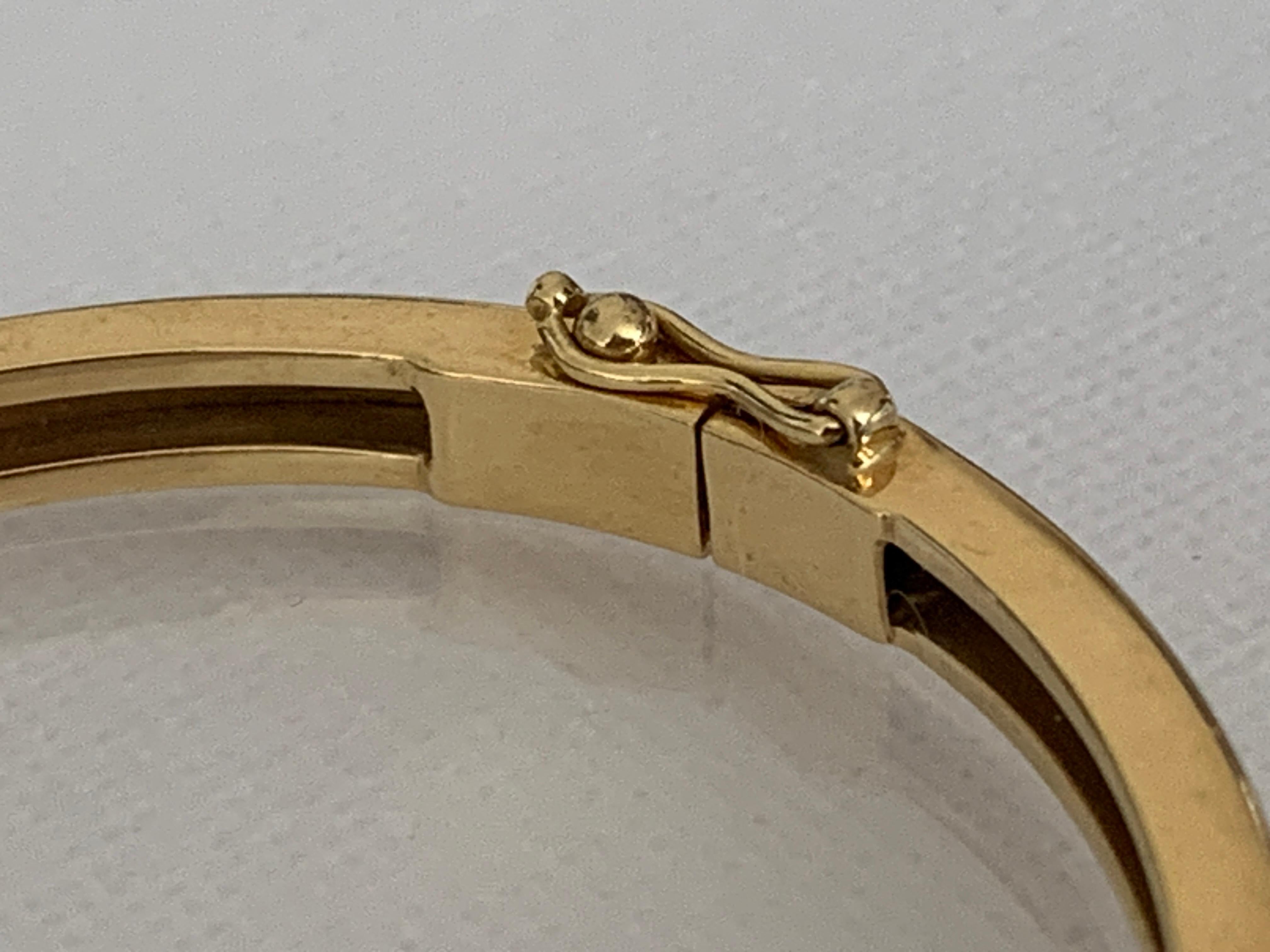 Bangle in oro 18ct Princess con diamanti da 0,25 carati. In condizioni buone in vendita a London, GB
