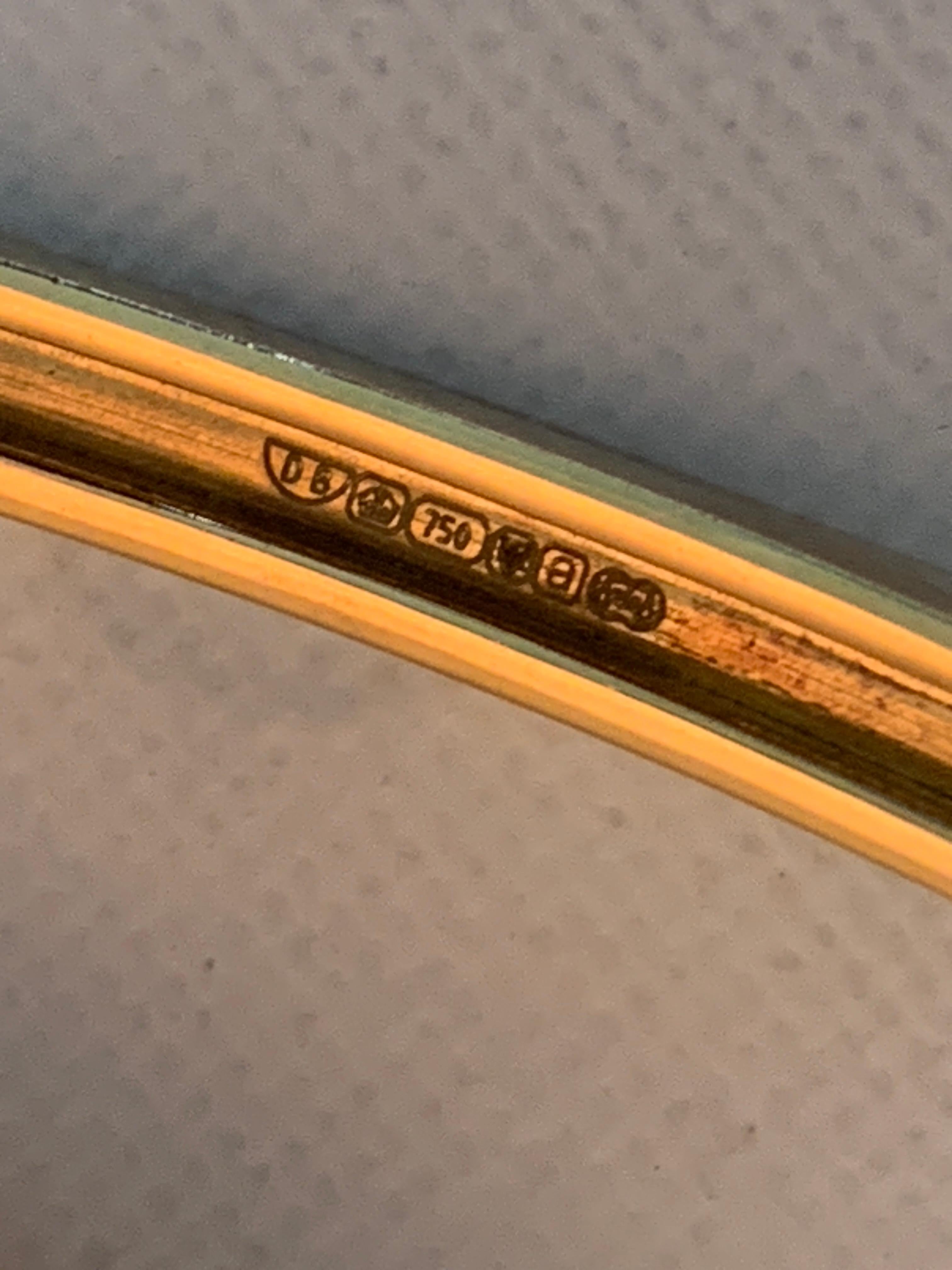 Bangle in oro 18ct Princess con diamanti da 0,25 carati. in vendita 1