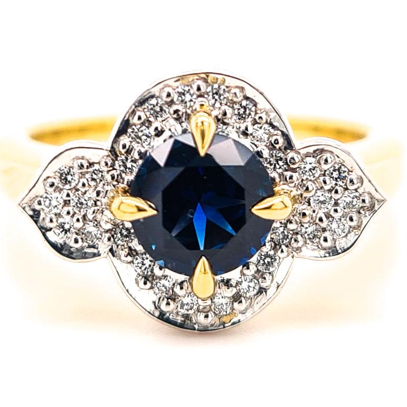 18ct Gold & Sapphire Ring 