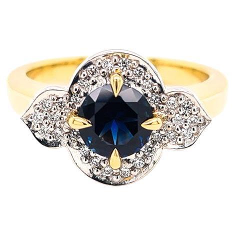18ct Gold & Sapphire Ring "Scarlett Sapphire" For Sale