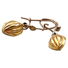 18ct Gold Vintage Earrings