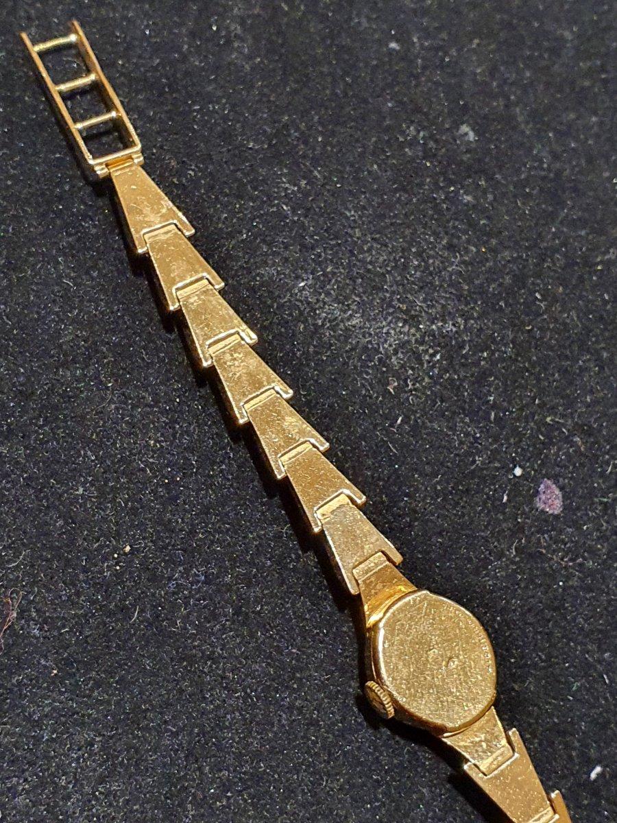 Women's or Men's 18ct gold watch, Egine brand, 50s For Sale