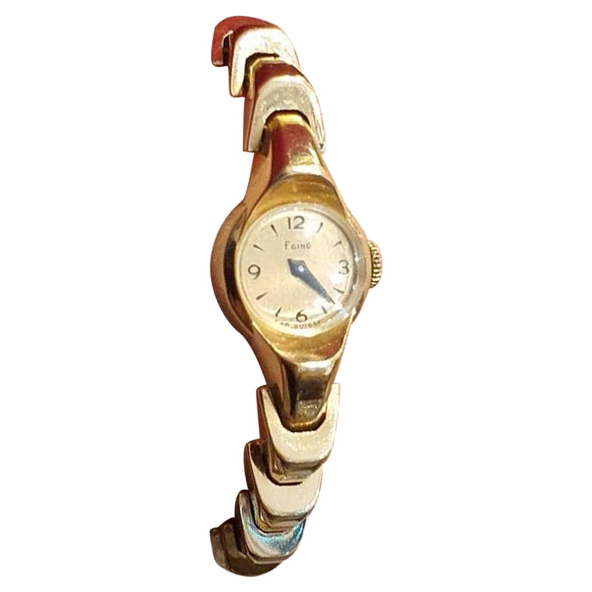 Uhr aus 18 Karat Gold, Marke Egine, 50er Jahre