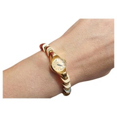 18ct gold watch, Egine brand, 50s