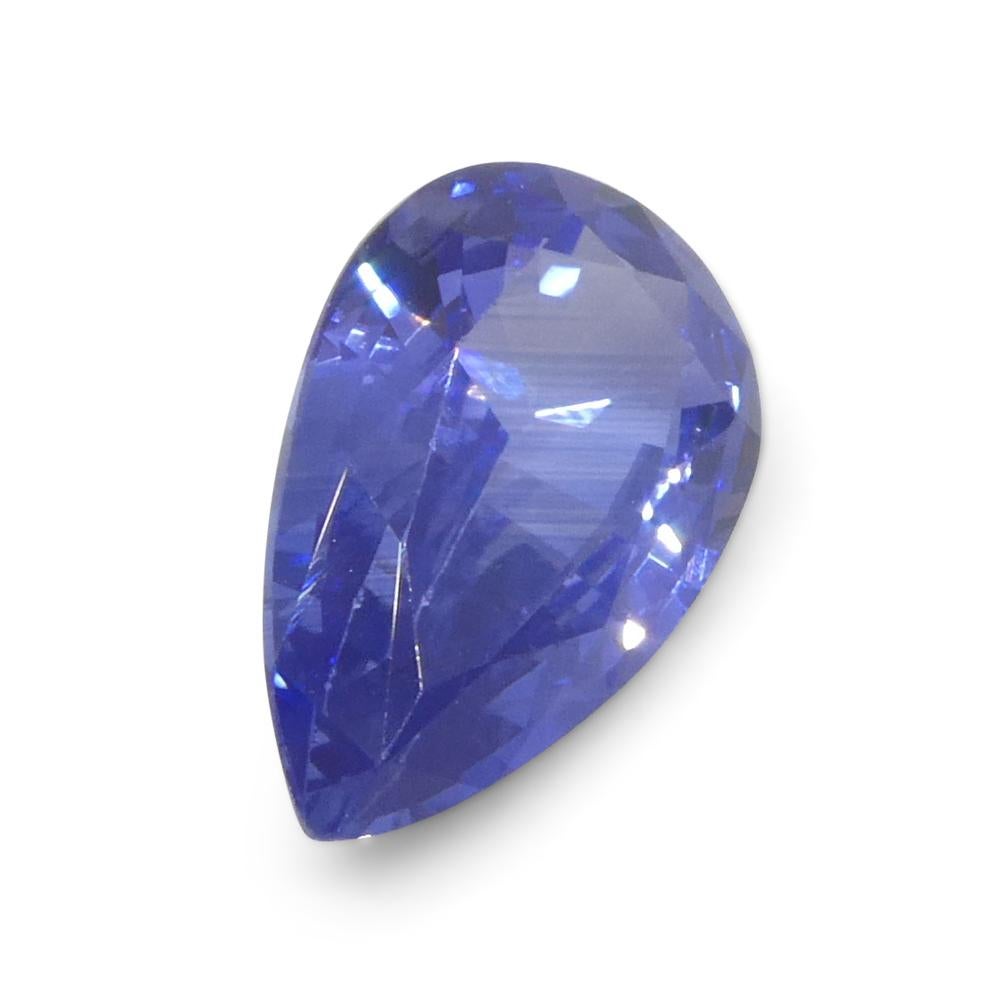 1.8ct Pear Blue Sapphire from Sri Lanka For Sale 2