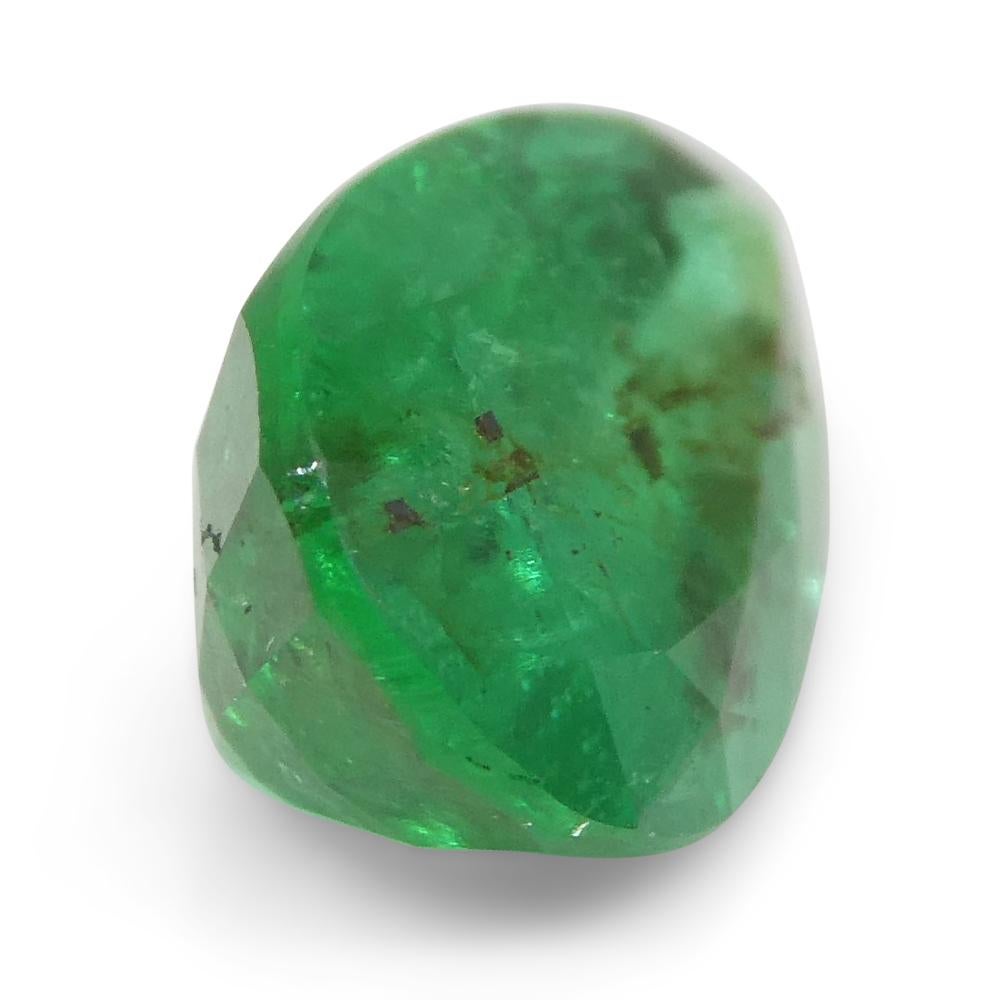 1.8ct Pear Green Emerald from Zambia For Sale 5
