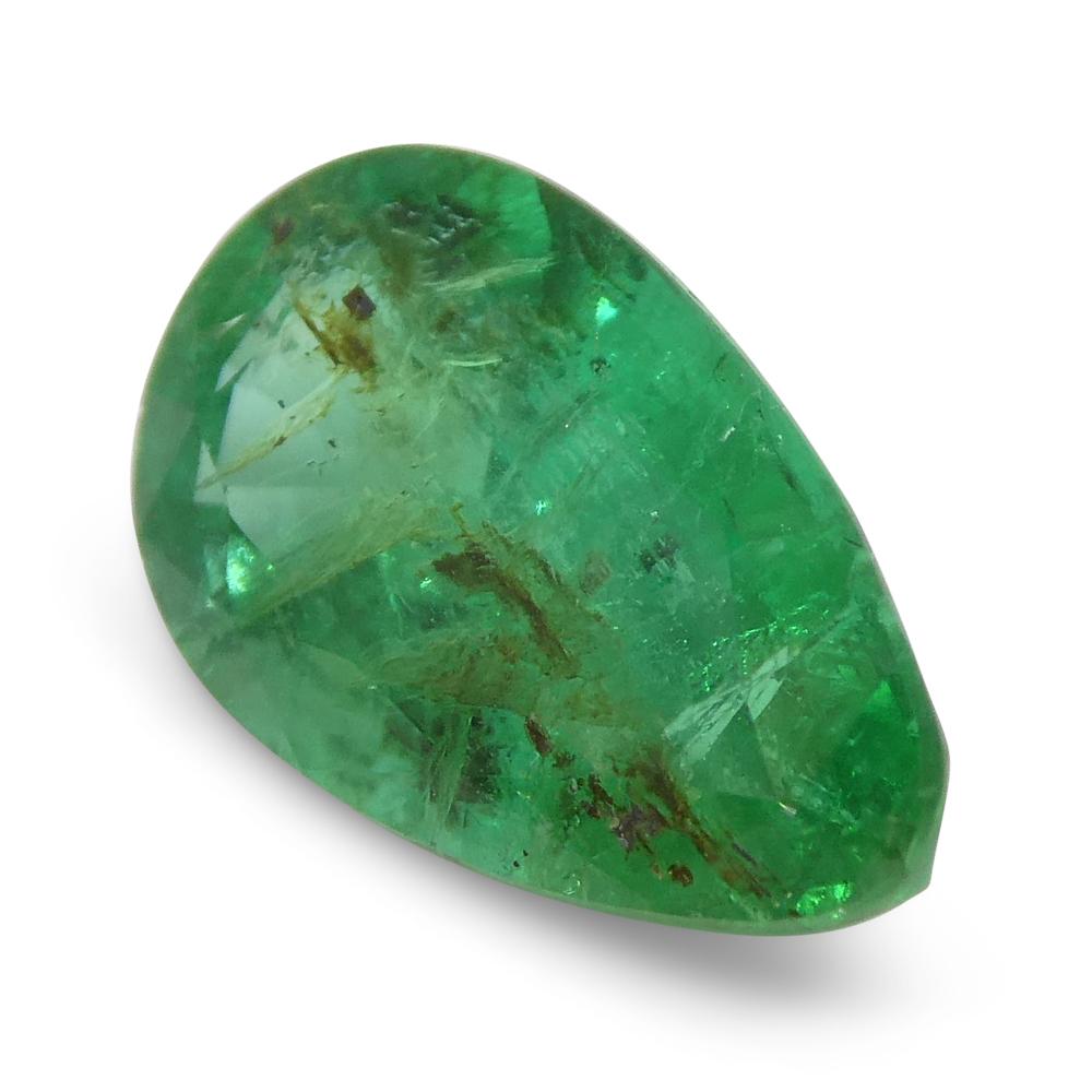 1.8ct Pear Green Emerald from Zambia For Sale 10