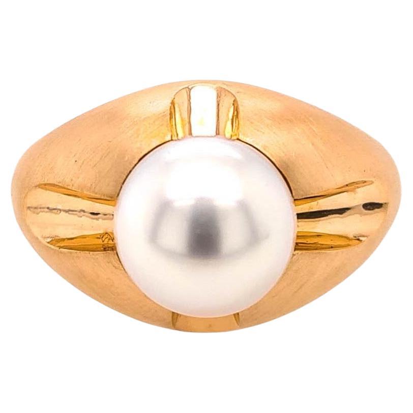 For Sale:  18ct Rose Gold and Pearl Ring "Divine"