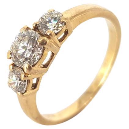 18ct Trilogy Diamond Ring