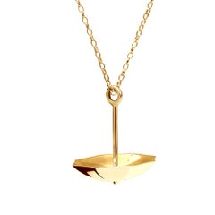 18 Carat Vermeil Cocktail Umbrella Pendant