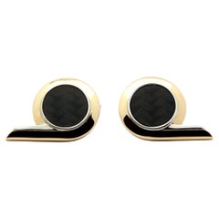 18ct White and Rose Gold Cufflinks
