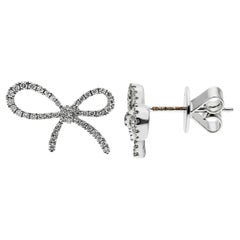 18ct White Gold & 0.25ct Diamond Earrings