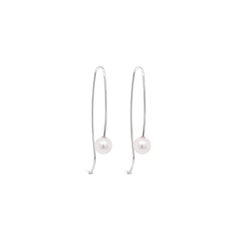 18ct White Gold and Pearl Earrings "Celine"