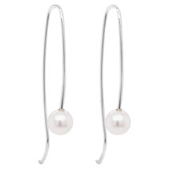 18ct White Gold and Pearl Earrings "Celine"