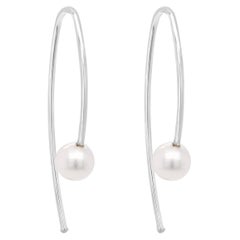 Used 18ct White Gold and Pearl Earrings "Lili"