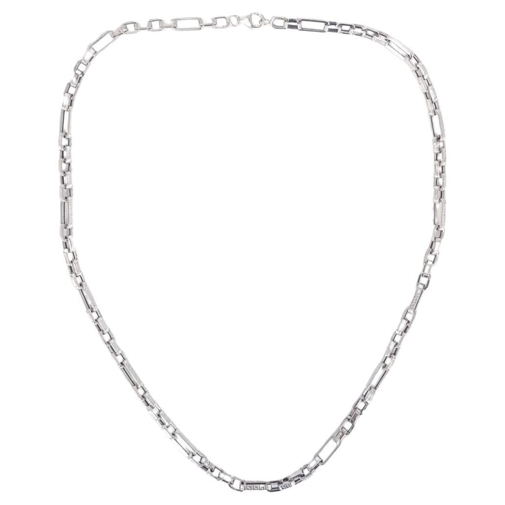 18ct White Gold Celtic Chain For Sale
