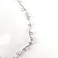 18ct White Gold Diamond Bracelet
