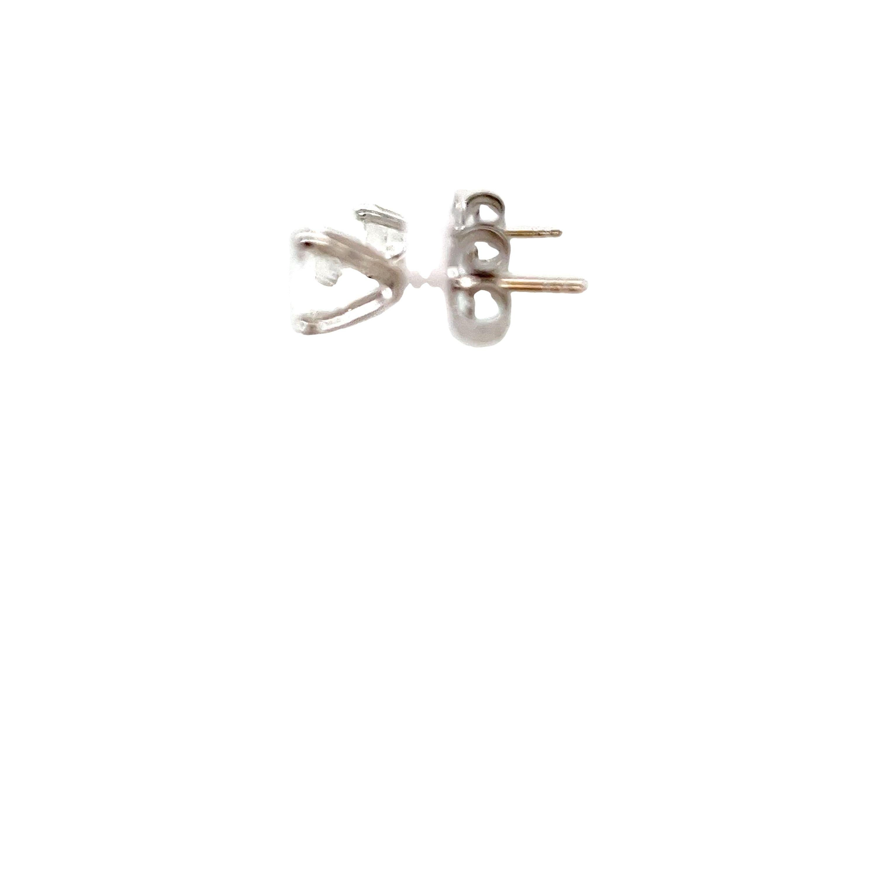 18ct White Gold Diamond Earrings, Total Diamond Weight 2.04ct Lab Created For Sale 1