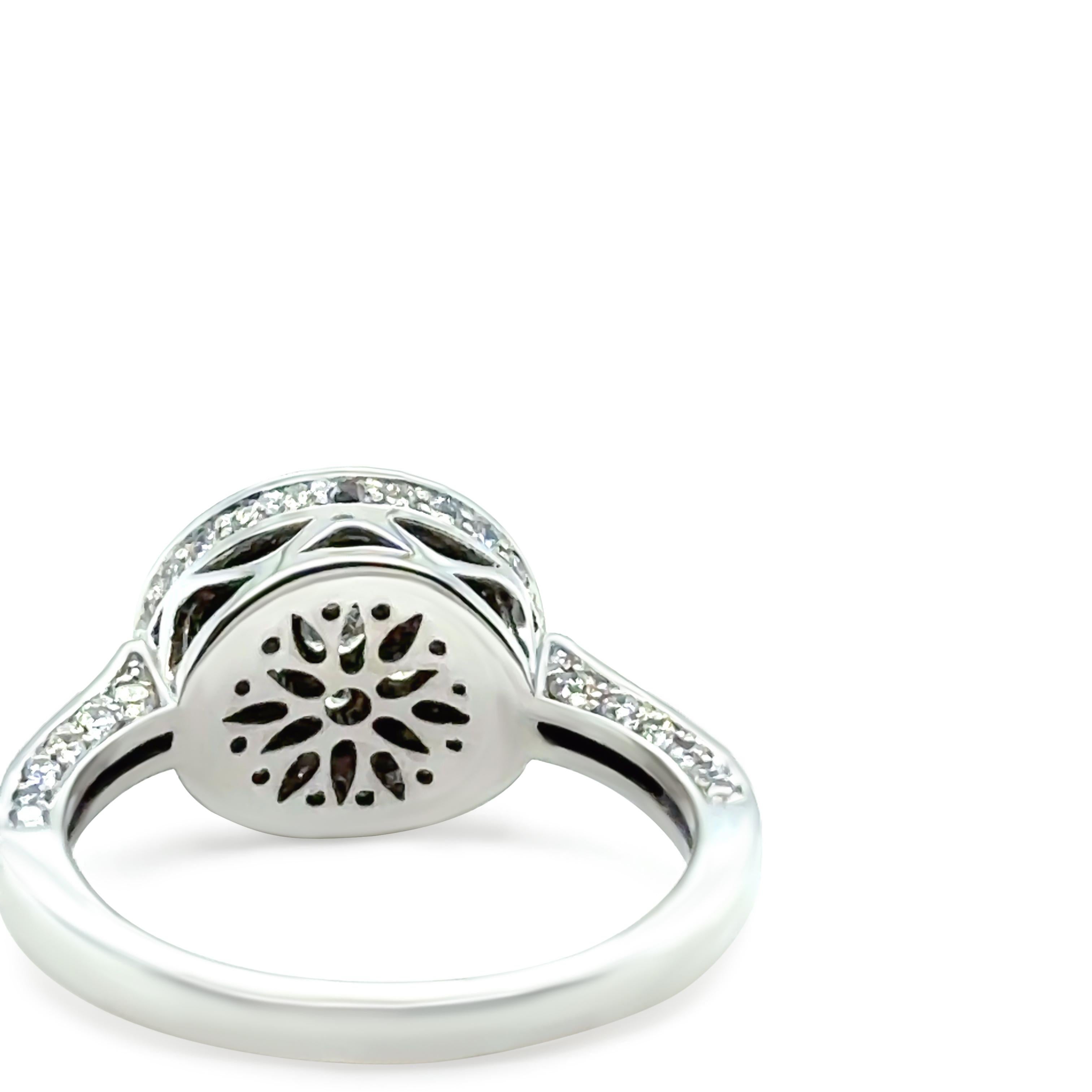 Women's 18ct White Gold Diamond Ring 1.00ct 5.4g For Sale