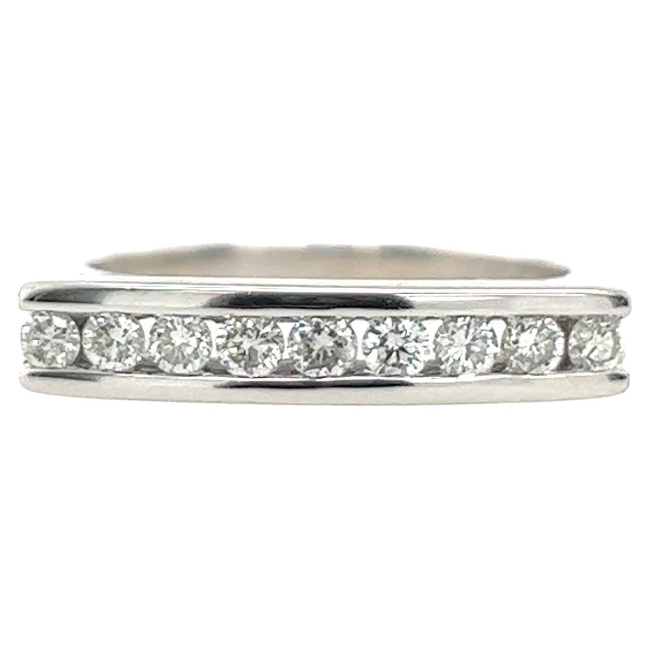 18ct White Gold Diamond Ring, Set With 0.38ct H/SI