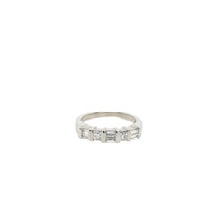18ct White Gold Diamond Ring, Set With 0.45ct Natural Diamonds